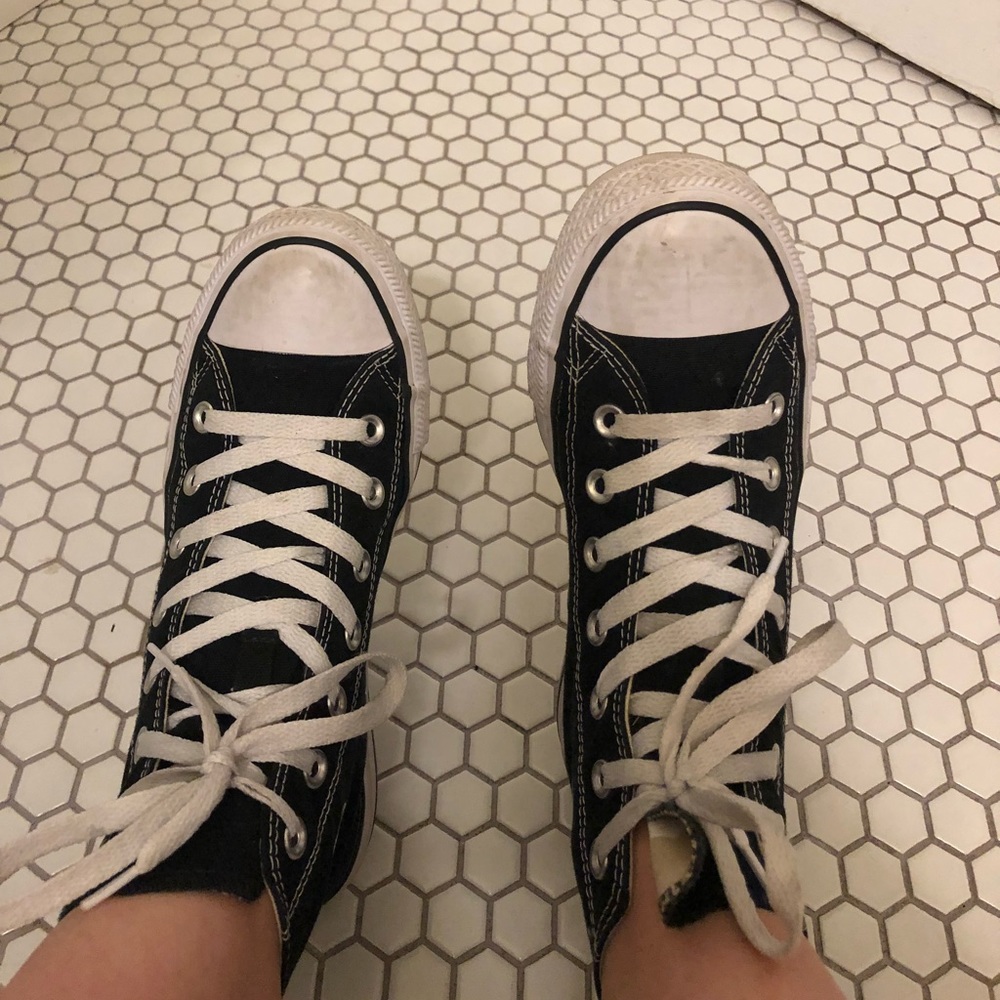 Black High Top Converse